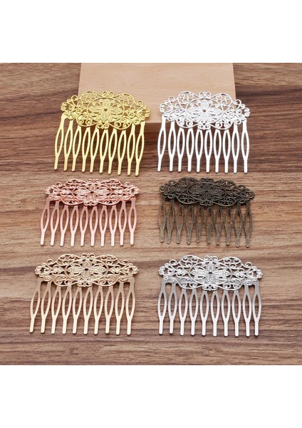 Kc Altın Kaplama 0320 2pcslot 55*60MM Metal Pirinç Telkari 10 Diş Saç Tarak Kadın Saç Takı Aksesuarları Parçaları Tokalar Headdress Takı Kaynağı (Yurt Dışından) modelleri