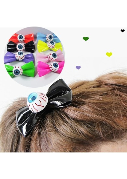 No.3 Boyutu Punk Yay Göz Küresi Firkete Harajuku Cutey Moda Charm Komik Renkli Serin Geometri Kadınlar Için Saç Aksesuarları Hediyeler Yeni Parti (Yurt Dışından) fiyatları