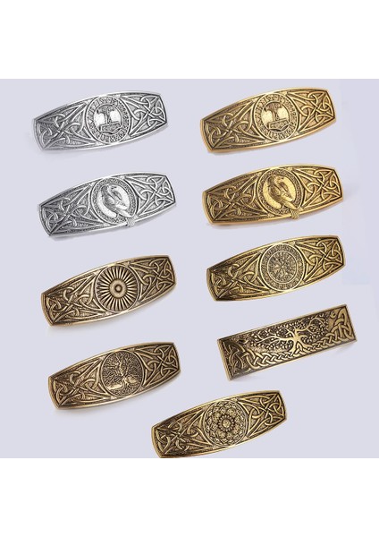 B Antik Şerit Teamer Viking Kadınlar Için Barrette Hayat Ağacı Haireltics Düğüm Saç Klip Vintage Hairwear Aksesuarları Wicca Takı Hediyeler (Yurt Dışından) fiyatları