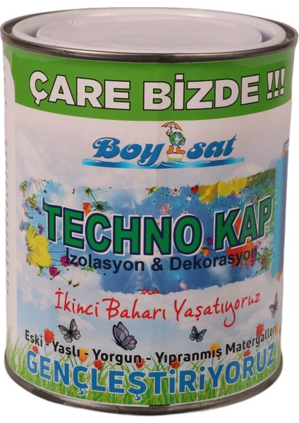 Techno Kap 1 kg Ahşap Osb Sunta Metal Profil Polyester Plastik Pvc Eternit Karo Seramik Mavi Yalıtım