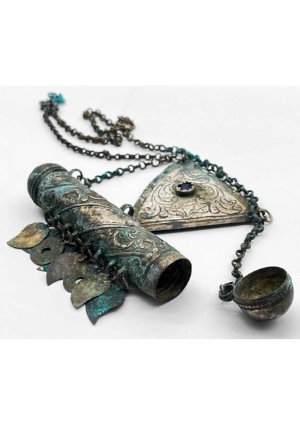 Osmanlı Dönemi Gümüş Zincirli Hamayır AOB2967