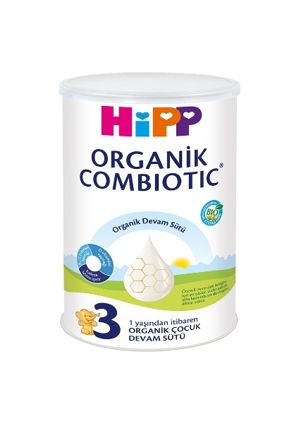 Hıpp 3 Organik Combiotic Bebek Sütü 350 Gr. (6'lı)