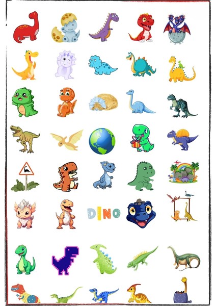 230 Adet Sticker - Dinazor , Ajanda ve Günlükler Için Eğlenceli Çıkartma Etiketler fırsatları