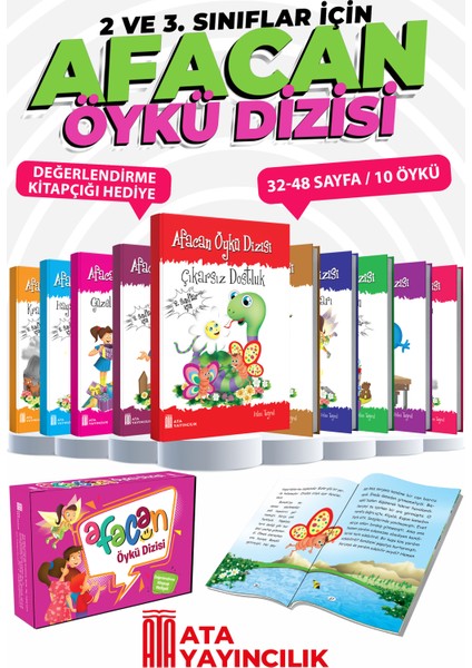 Afacan Öykü Dizisi (10 Lu Set)1,2 Ve 3.Sınıf