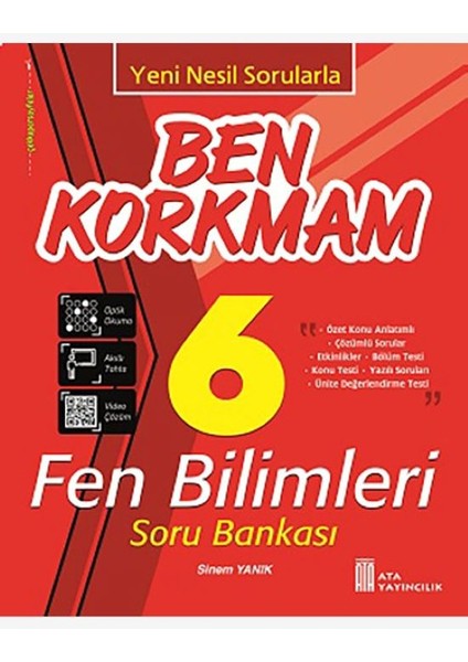 6. Sınıf Ben Korkmam Fen Bilimleri