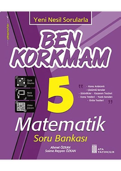 5.Sınıf Ben Korkmam Matematik Soru Bankası