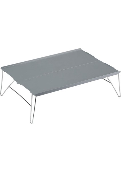 Açık Kamp Taşınabilir Mini Masa Açık Barbekü Masası Plaj Masası Piknik Masası, Gri (Yurt Dışından)