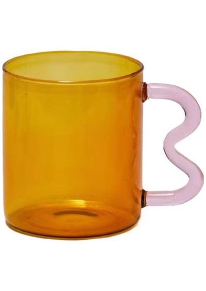 Colorblock Cam Kupa Kahve Fincanı MK001 (Yurt Dışından)