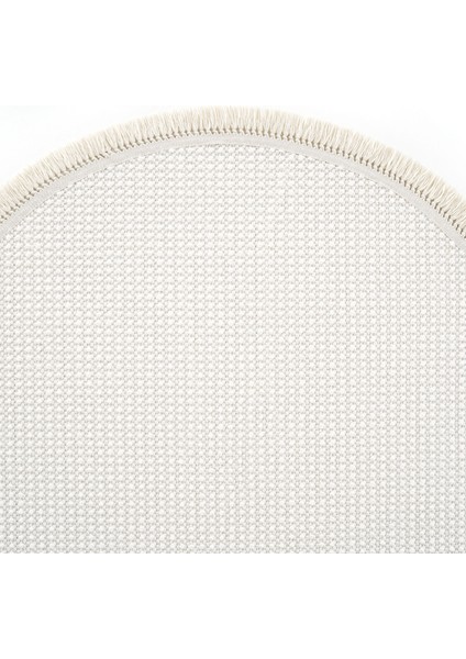 Vera 1451 Krem Halı Kilim Yumuşak Dokulu Salon Halısı Mutfak Antre Yuvarlak Dokuma Makine Halısı