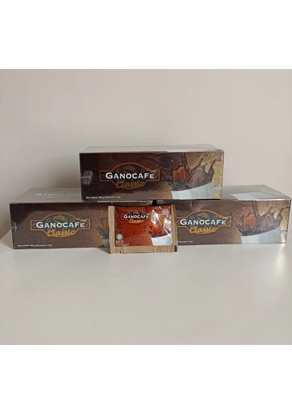 Ganocafe Classic Ganoderma Mantarlı Kahve 3'lü Paket