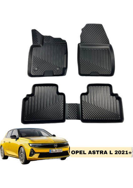Opel Astra L 2021+ 3D Havuzlu Paspas