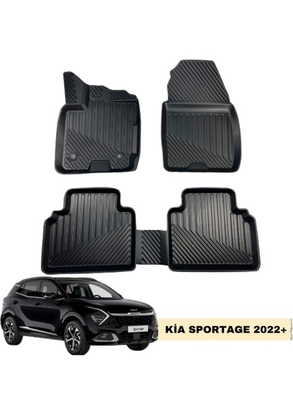 Kia Sportage 2022+ 3D Havuzlu Paspas