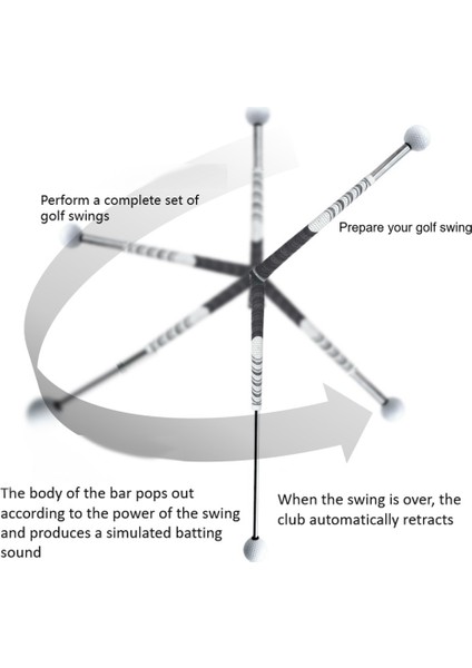Golf Salıncak Eğitmen Egzersiz Yardımı Ayarlanabilir Taşınabilir Golf Eğitim Yardımı Golf Duruş Düzeltici Egzersiz Malzemeleri Beyaz (Yurt Dışından) indirimleri