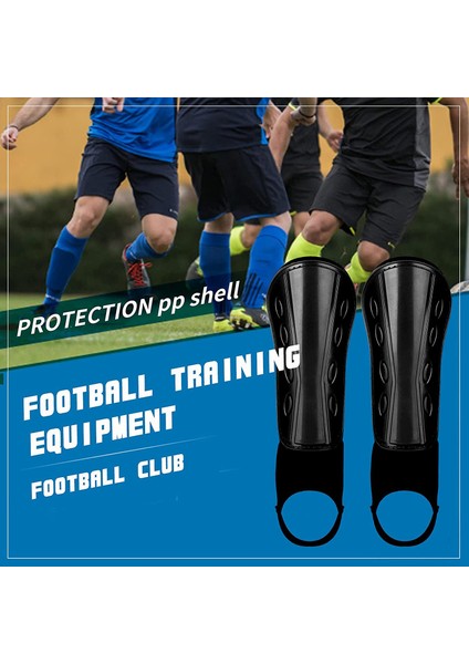 Futbol Tekmelik Koruyucu Çocuklar Için Yastıklı Shin Koruma Ekipmanları Ayak Bileği Desteği Ayarlanabilir Askıları, 10X22CM (Yurt Dışından)