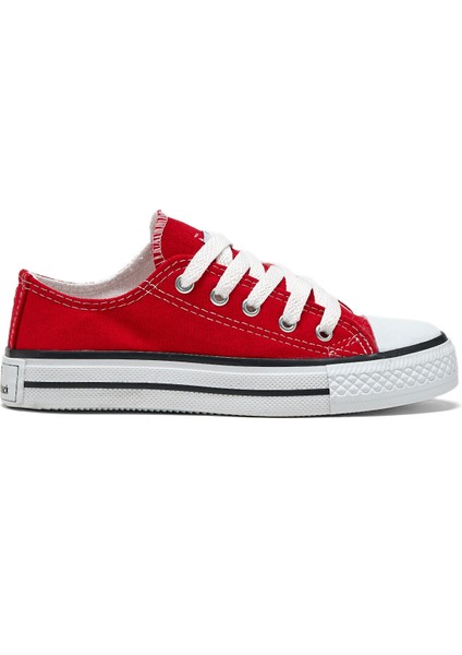 Çocuk Kırmızı Rahat Kalip Sneaker Ayakkabi
