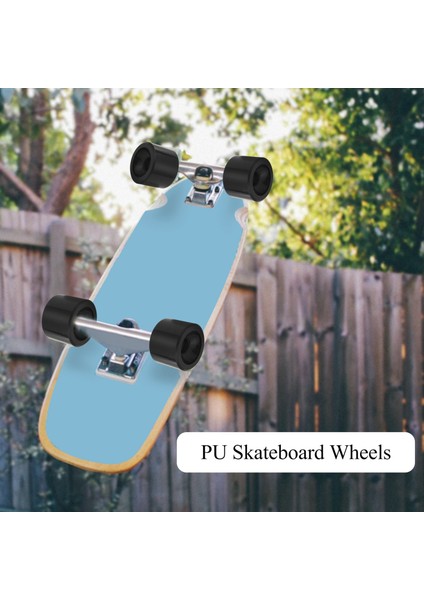 4 Longboard Kaykay Tekerleği Seti 70MM 80A, Cruiser Pennyboard Waveboard Snakeboard Için Yedek Tekerlekler (Yurt Dışından)