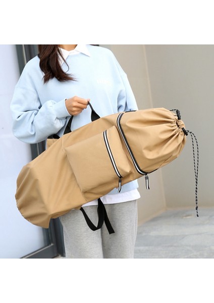 Çift Rocker Kaykay Sırt Çantası Arazi Sörf Tahtası Çantası Longboard Çantası Kaykay Taşıma Çantası Aksesuarları, Haki L (Yurt Dışından) modelleri