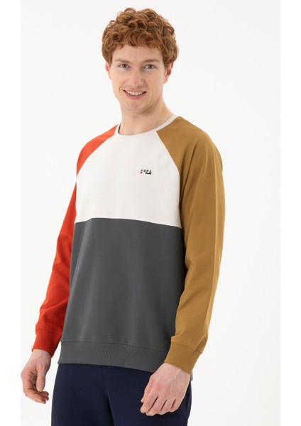 Erkek Açık Haki Sweatshirt 50270756-VR183