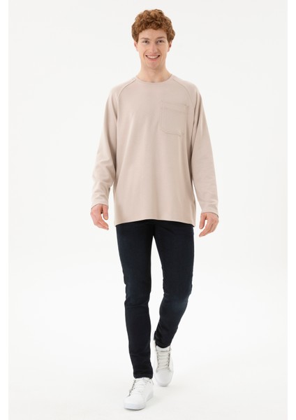 Erkek Bej Sweatshirt 50270814-VR011 fırsatları