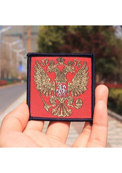 N6-BT0522 Stili Rus Bayrağının Farklı Stilleri Ulusal Amblem Yamaları Ince Ceket Üzerinde Demir Kartal Nakış Giyim Aksesuarları Biker Yamaları (Yurt Dışından) indirimleri