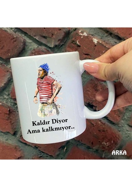 Size Özel Kaldır Diyor Ama Kalkmıyor Seramik Baskılı Kupa Bardaklar