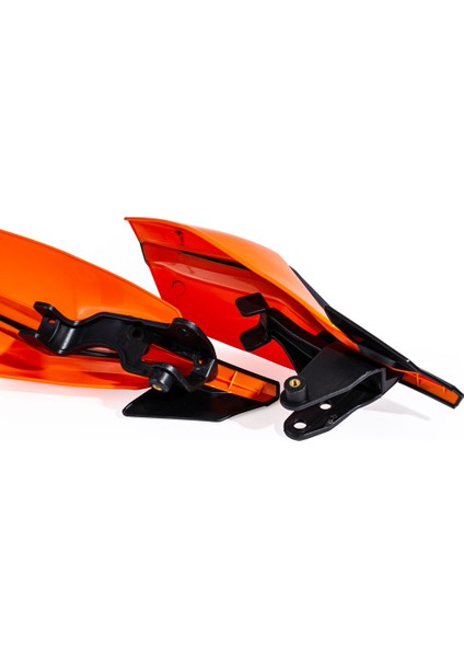 Motosiklet Elcik Koruma Üniversal Turuncu Siyah Handguard Ktm