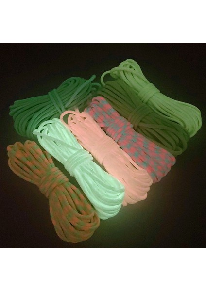 No.9 Tarzı 5 Yards 4mm Aydınlık Halat Paracord Araşüt Kordon Kordon Halat Mil Spec Tip Iıı 7 Strand Dıy Bilezik Aksesuarları (Yurt Dışından) fiyatları