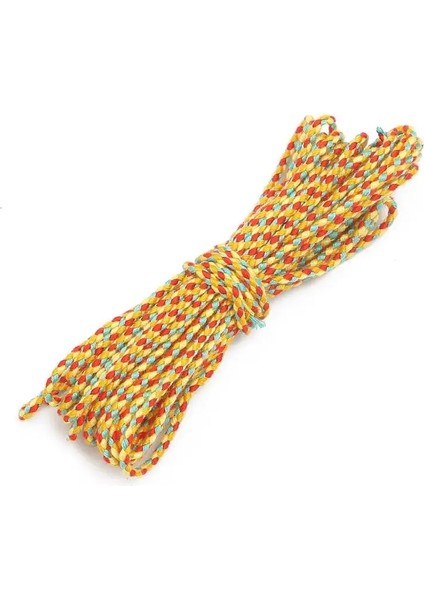 No.39 Tarzı 5 M Çok Renkli Polyester Pamuk El Yapımı Örgülü Halat Dize Kordon Dıy El Sanatları Yapımı Için Ev Dekoratif Aksesuar Genişliği .5 mm (Yurt Dışından)
