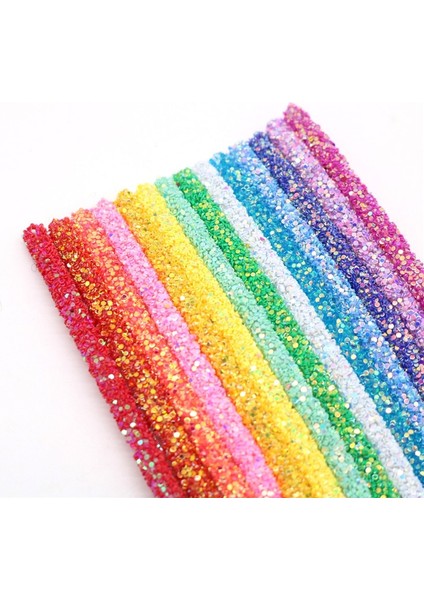 Kraliyet Mavisi Stili Reyards 6mm Glitter Rhinestones Sequins Süslemeler Yumuşak Tüp Kordon Halat Dizeleri Dıy Konfeksiyon Ayakkabı Parti Dekorasyon Düğün (Yurt Dışından)