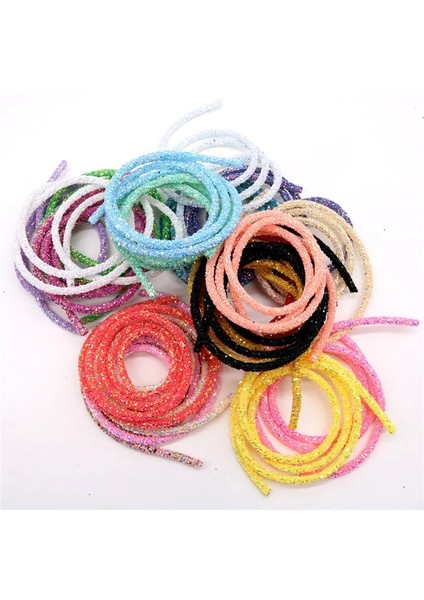 Kraliyet Mavisi Stili Reyards 6mm Glitter Rhinestones Sequins Süslemeler Yumuşak Tüp Kordon Halat Dizeleri Dıy Konfeksiyon Ayakkabı Parti Dekorasyon Düğün (Yurt Dışından)