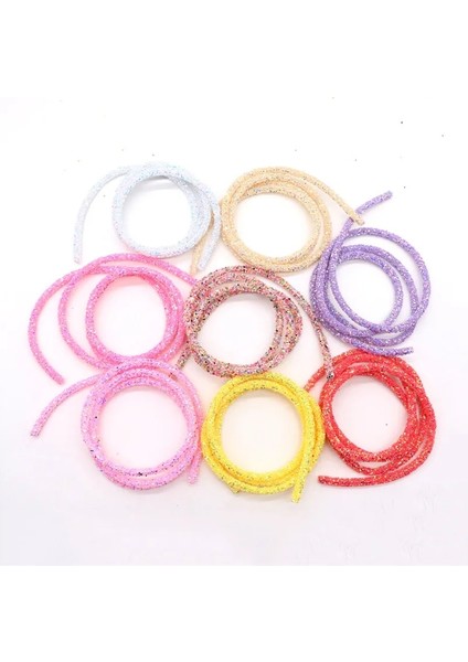 Kraliyet Mavisi Stili Reyards 6mm Glitter Rhinestones Sequins Süslemeler Yumuşak Tüp Kordon Halat Dizeleri Dıy Konfeksiyon Ayakkabı Parti Dekorasyon Düğün (Yurt Dışından)