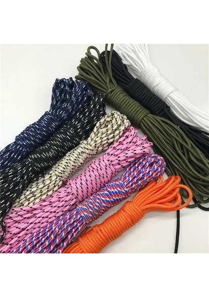 No.4 Tarzı 10YARDSLOT 3mm Katı Paraşüt Kordonu Ipi Halat Mil Spec Tip Bir Strand Tırmanma Kampı Hayatta Kalma Ekipmanları Paracord (Yurt Dışından) fiyatları