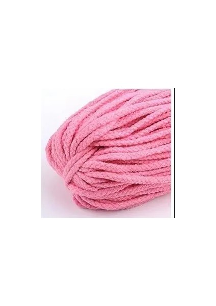 Karpuz Kırmızı Stil 5 Yards 7mm Pamuk Halat Dıy El Sanatları Dekoratif Bükülmüş Kordon Dikiş Hediye Paketleme Buket Aksesuarları Için Çevre Dostu Iplik Kordonları (Yurt Dışından)