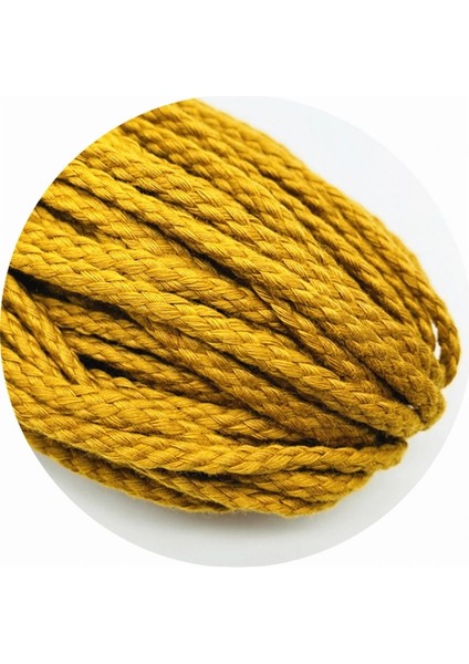 No.17 Stili 5 Yardslot 5mm Pamuk Halat Dekoratif Bükülmüş Örgülü Kordon Halat El Yapımı Ev Tekstili Dekorasyon Için (Yurt Dışından)