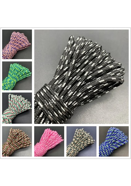 No.9 Tarzı 10 Yardslot 3mm Paraşüt Kordon Halat Kordon Halat Mil Spec Tipi Tırmanma Kamp Survival Ekipmanları Dıy Maske Boyunluklar (Yurt Dışından)