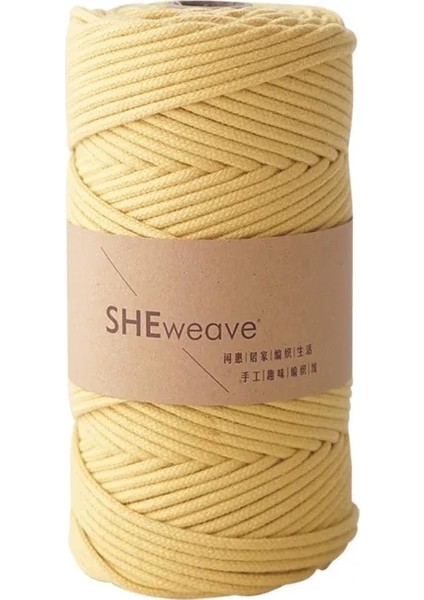 No.28 Stili 100 M Renkli Iplik Kordon El Yapımı El Sanatları Dıy 3mm Bükülmüş Pamuk Makrome Kordon Sicim Halat Dize Ev Tekstili Düğün Dekorasyon (Yurt Dışından)