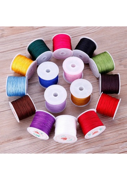 Pembe Tarzı Yeni 45MROLL Naylon Kordon Ipliği Çin Düğüm Makrome Kordon Bilezik Örgülü Dize Dıy Boncuk Dize # (Yurt Dışından) fiyatları