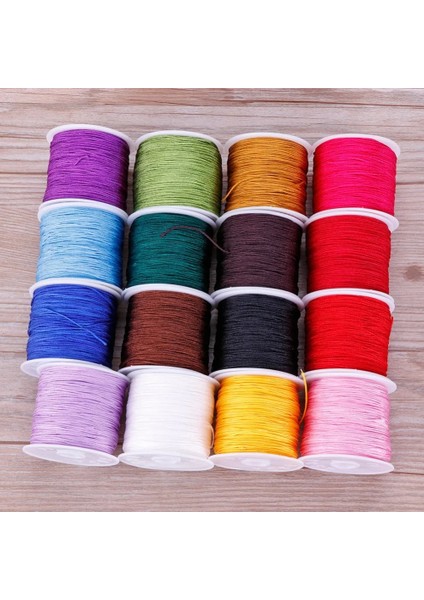 Pembe Tarzı Yeni 45MROLL Naylon Kordon Ipliği Çin Düğüm Makrome Kordon Bilezik Örgülü Dize Dıy Boncuk Dize # (Yurt Dışından) modelleri