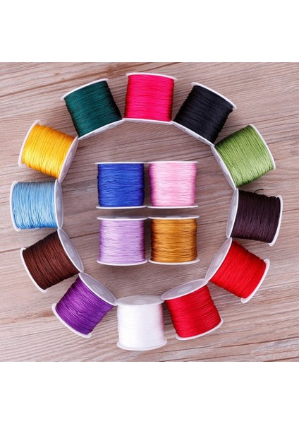 Pembe Tarzı Yeni 45MROLL Naylon Kordon Ipliği Çin Düğüm Makrome Kordon Bilezik Örgülü Dize Dıy Boncuk Dize # (Yurt Dışından) fırsatları