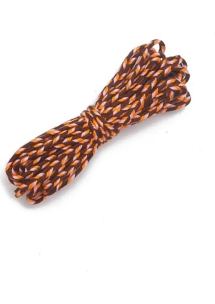 No.3 Tarzı 5 M Çok Renkli Polyester Pamuk El Yapımı Örgülü Halat Dize Kordon Dıy El Sanatları Yapımı Için Ev Dekoratif Aksesuar Genişliği .5 mm (Yurt Dışından)