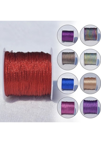 No.9 Tarzı 100MROLL Altın Gümüş Halat Takı Bilezik Sicim Etiketi Püskül Yapımı El Sanatları Hediye Konu Düğün Noel Dekorasyon Halat (Yurt Dışından) modelleri