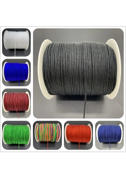 No.18 Tarzı 5 Yards Naylon Kordon Halat Bilezik Halat Çin Düğüm Makrome Kordon Halat Takı Yapımı Için Dıy Shamballa Bilezik (Yurt Dışından)