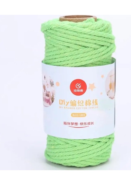 No.11 Stili 3mm Boho Kordonları Halat Ipliği Renkli % 100% Pamuk Bükülmüş Makrome Paraşüt Kordonları Dize Dıy El Yapımı Ev Scrapbooking El Sanatları (Yurt Dışından)