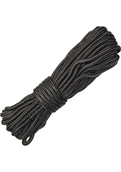 5mm x Ft Siyah Yardımcı Halat Tekne Gezisi Tenteler Kampçılık Balık Tutma Harbiyelileri AA7634 (Yurt Dışından)