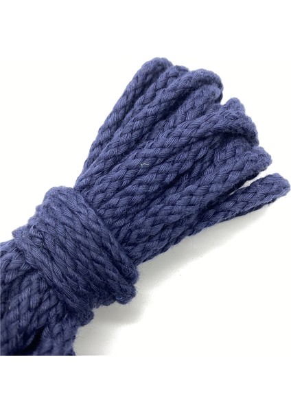 No.26 Tarzı 5 Yards 5mm Pamuk Halat Dekoratif Bükülmüş Örgülü Kordon Halat El Yapımı Dekorasyon Için Dıy Kordon Ficelles Couleurs Iplik Kordon (Yurt Dışından)