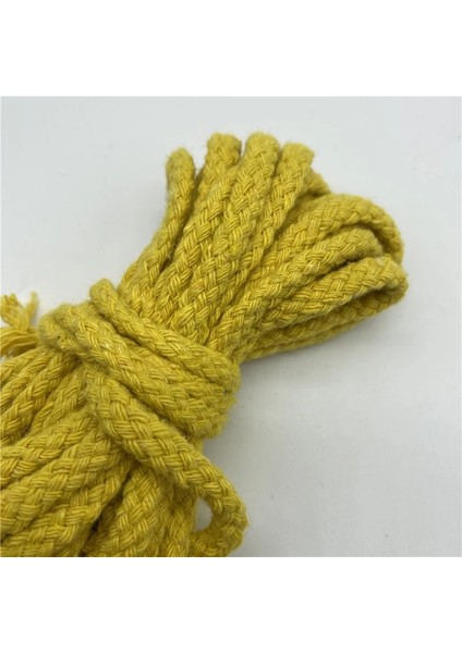 No.9 Tarzı 5 Yardslot % Pamuk Halat Dekoratif Bükülmüş Örgülü Kordon Halat El Yapımı Ev Tekstili Dekorasyonu Için (Yurt Dışından)