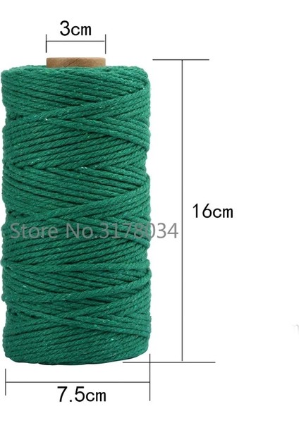 Turuncu Tarzı % Pamuk Kordonlar Renkli Kordon Bej Bükülmüş Makrome Dize Dıy Ev Tekstili Düğün Dekoratif Goblen Sanatı 110 Yards (Yurt Dışından)