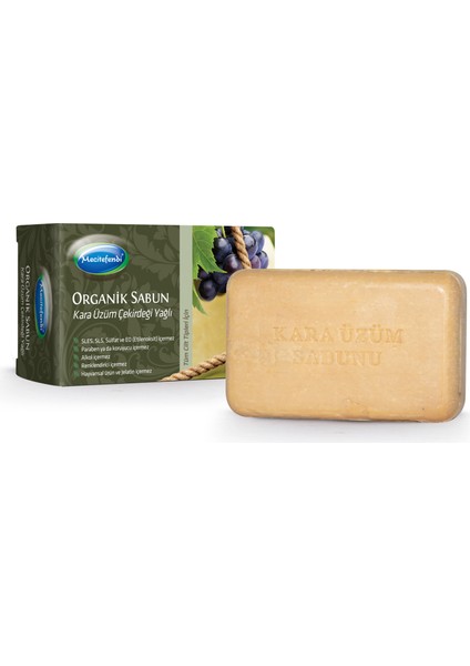 Organik Kara Üzüm Çekirdeği Sabun 125 gr 2 'li