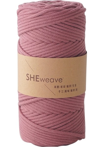 No.25 Tarzı 100 M Renkli Iplik Kordon El Yapımı El Sanatları Dıy 3mm Bükülmüş Pamuk Makrome Kordon Sicim Halat Dize Ev Tekstili Düğün Dekorasyon (Yurt Dışından)