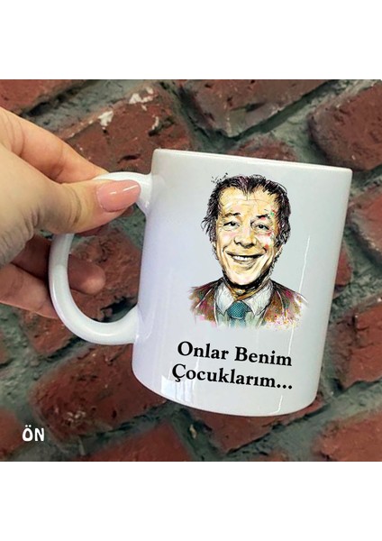 Size Özel Onlar Benim Çocuklarım Seramik Baskılı Kupa Bardaklar